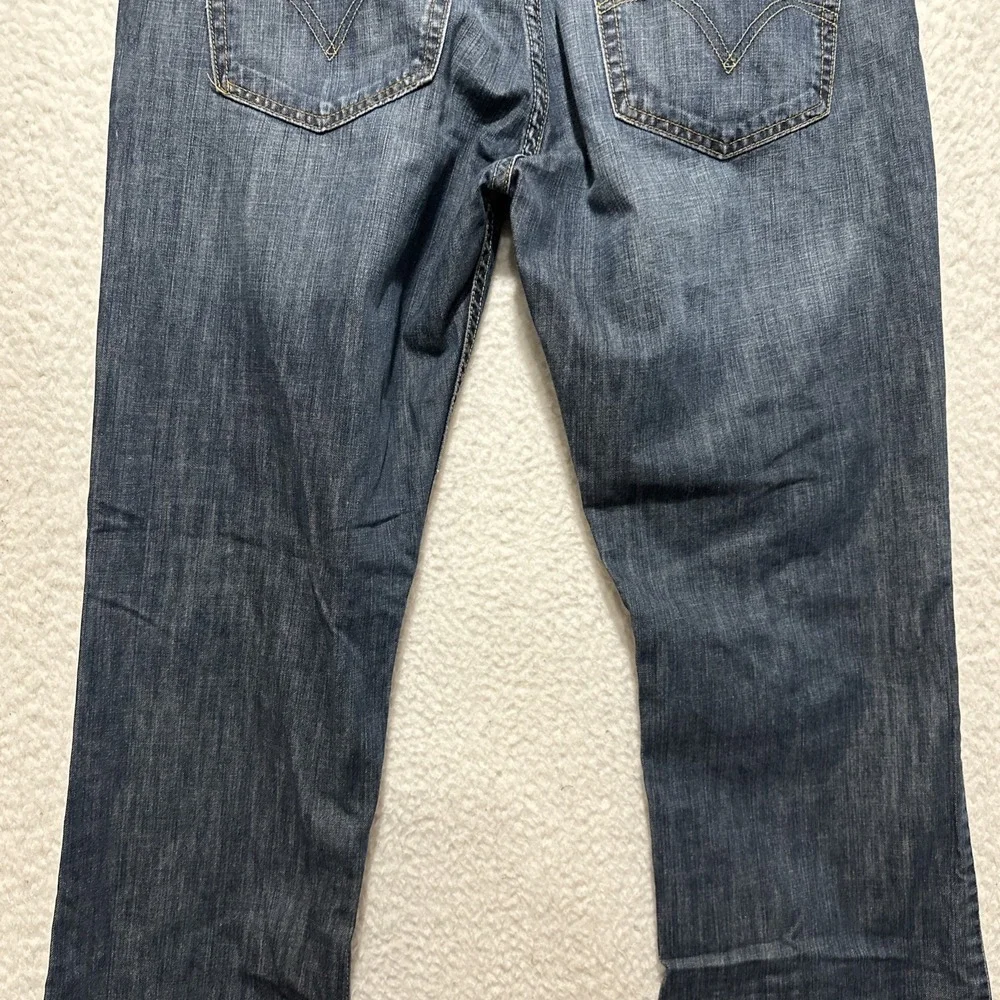 Levi's 527 Bootcut Jeans Blue Denim Western Cowboy 100% Cotton Men's Size 36‎